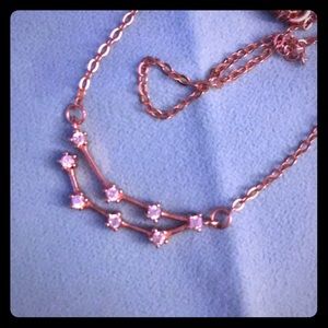 ✨925 Star Necklace Capricorn Rose Gold CZGorgeous✨